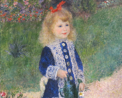 washington dc national gallery art girl with a watering can renoir